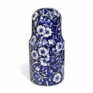 Vintage Royal Crownford Staffordshire Shaker in CALICO Blue Floral Transferware
